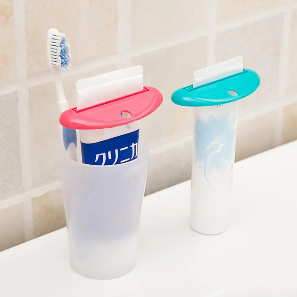 

3Pcs Toothpaste Squeezer Tooth Paste Holder Bathroom Tools Tube Cosmetics Press Facial Cleanser Rolling Squeezing Dispenser
