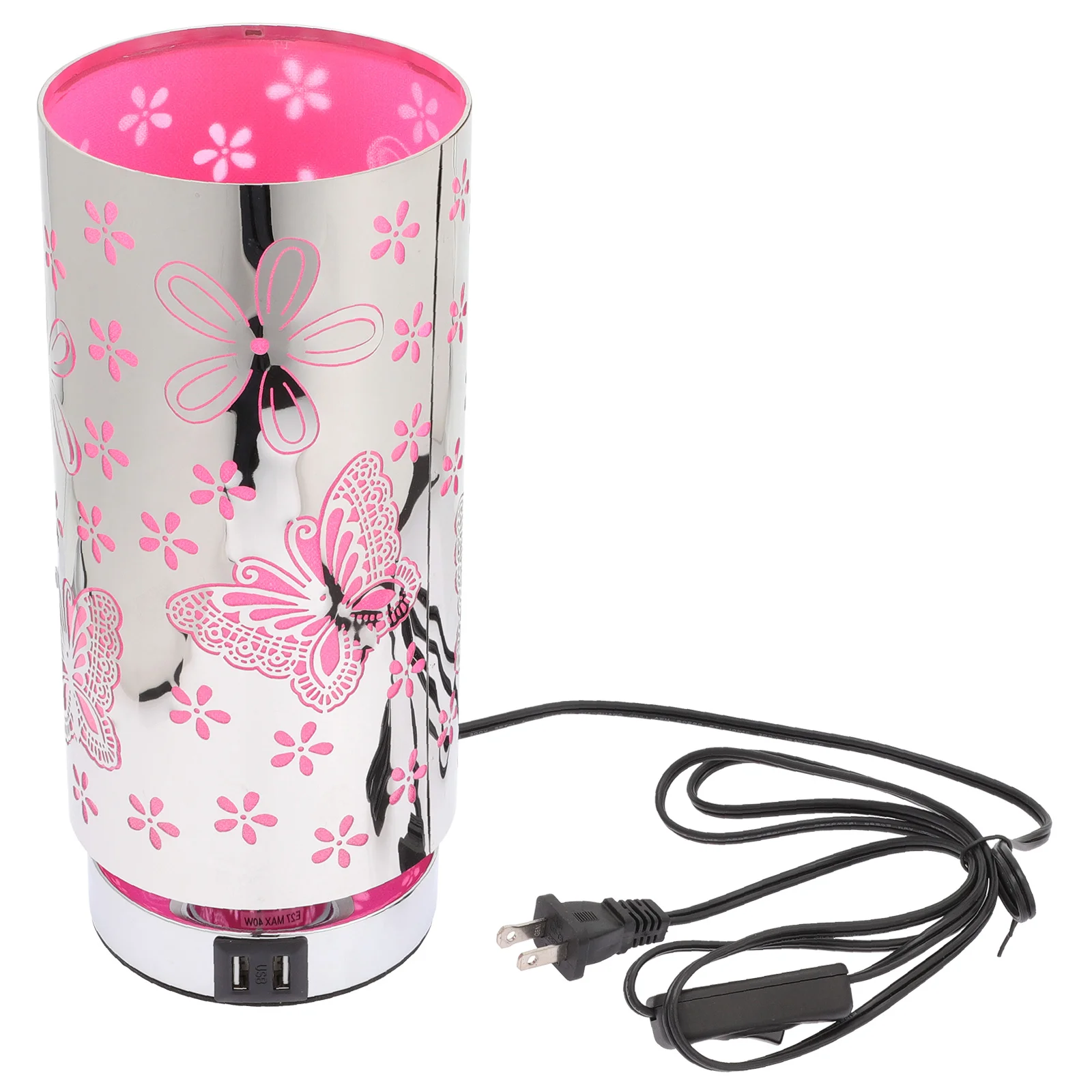 

Table Lamp Touch Control Nordic Style Dual USB Ports Bedroom LED Light Bedside Desk Lamp Small Desk Lamp