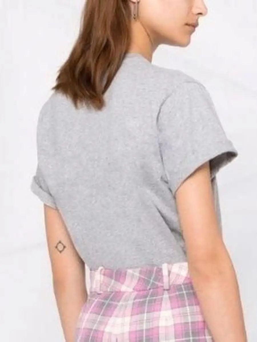 

Women T-Shirt Smiley Face Letter Printed O-Neck Short Sleeve Loose Cotton Tees