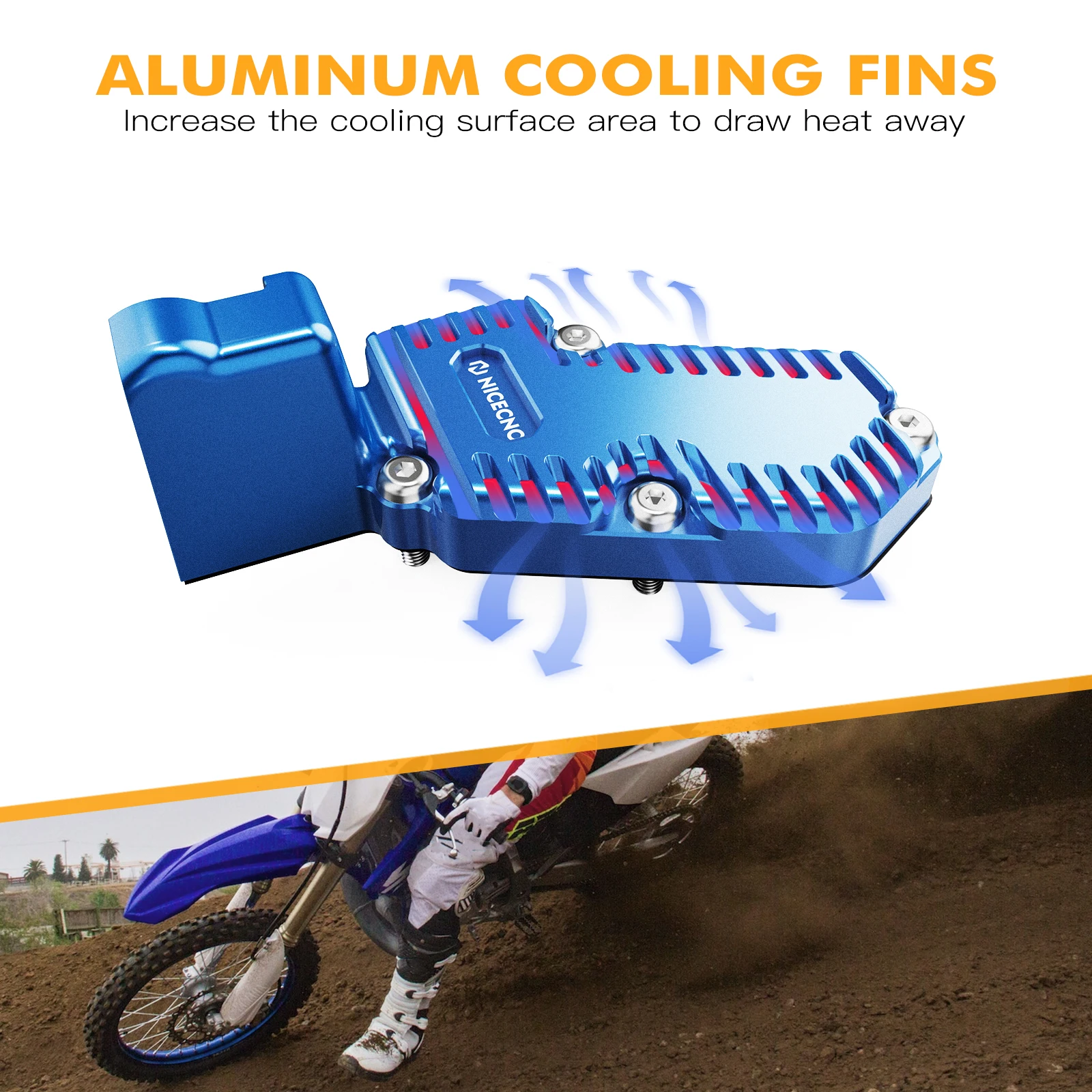 Крышка предохранительного клапана для мотоцикла Yamaha YZ 250 2024 NICECNC YZ250 1999-2024 YZ250X