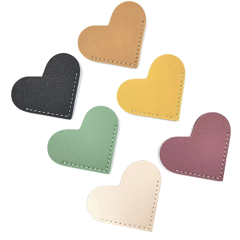 

1 Pcs Handcrated Leather Bookmarks For Book Mini Corner Page Marker Genuine Leather Bookmark For Reader Teacher Gift