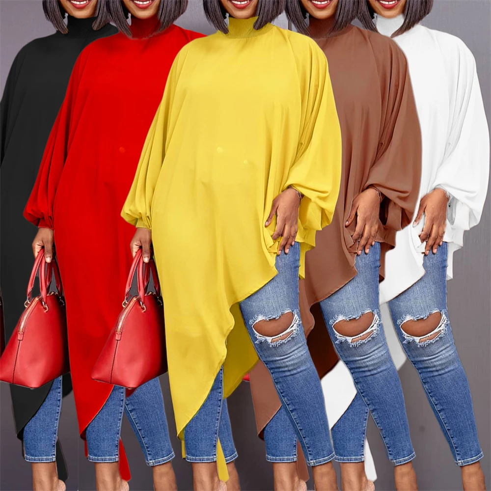 

2022 Summer New Hot Sale European And American Style Chiffon Irregular Fashion Loose Dress