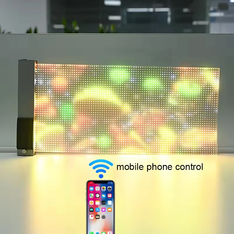 EVERSHINE Прозрачный гибкий LED экран P5 P6 P8 500*240 мм