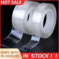 household storage type double sided transparent nano non marking cleaned waterproof self adhesive multi functional nano tape
