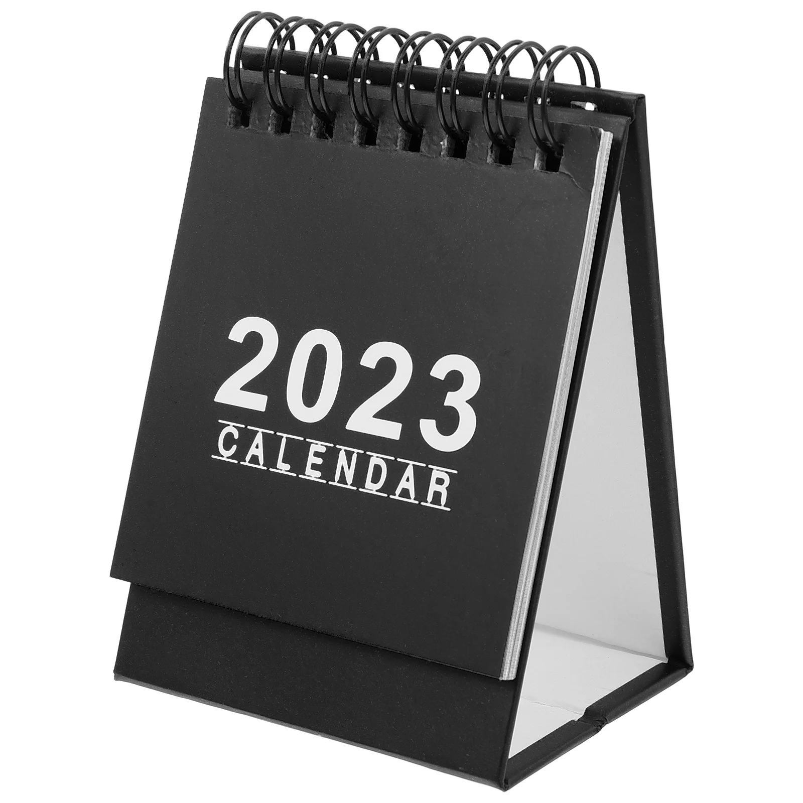

Calendar Desk Desktop Mini Planner Monthly Office Standing 2023 Paper Stand Table Up Daily Year Decorative Calendars Planning