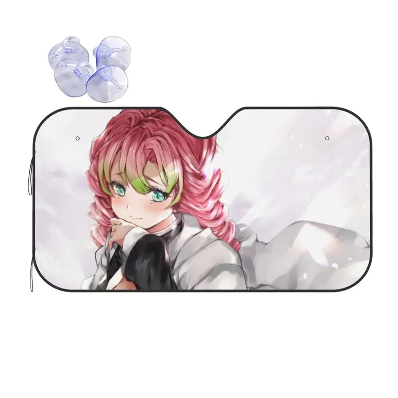 

Призрачный рассекающий аниме автомобильный солнцезащитный козырек мультяшный анимационный автомобиль защита от УФ-лучей автозапчасти Декоративный Козырек