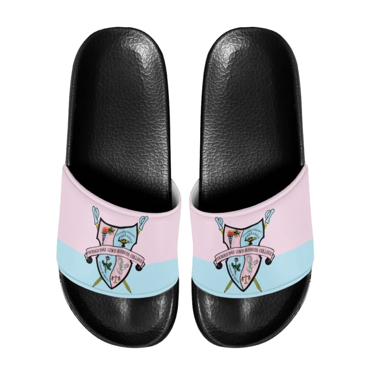 Breathable Non-slip Beach Slippers Gamma Phi Delta Pattern Comfortable Flat Sandals Female High Quality Flip Flops Zapatos Mujer