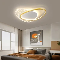 bedroom led ceiling lights simple art ultra thin nordic ins style living room study room lamp heart shaped master bedroom lamp