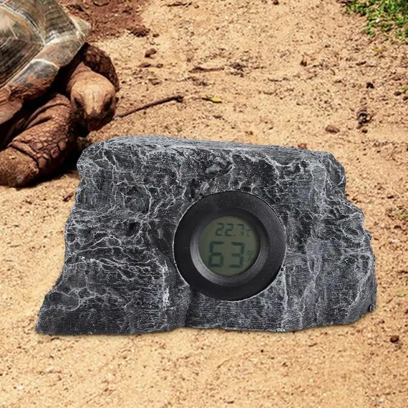 Аквариумный термограф цифровой ареометр измеритель влажности с камнями дизайн