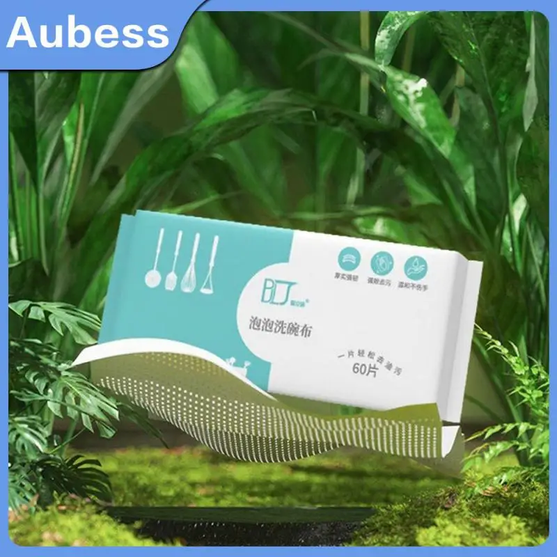 

Self-contained Concentrated Dishwashing Liquid Kitchen Paper Comes With Detergent Bubble Dishwashing Cloth Antibacterial Kitchen