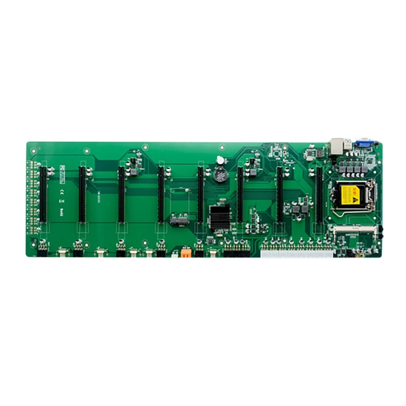 

B85 8 Card In-Line Motherboard 6.5Cm Pitch 8 Graphics Slot DDR3 USB 3.0 SATA 3.0 LGA 1150 CPU ETH Mining Motherboard
