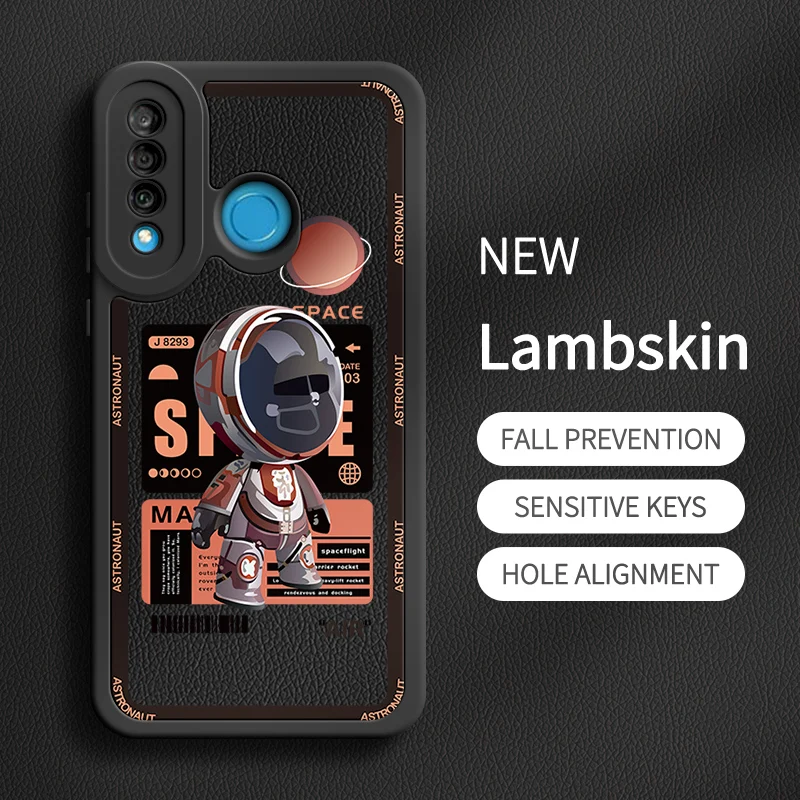 

Rzants Case For Huawei Honor 20 Mate 20 Pro Nova 7 7i SE P20 P30 Pro Lite Cute Space Couple Cover For Boys Girls