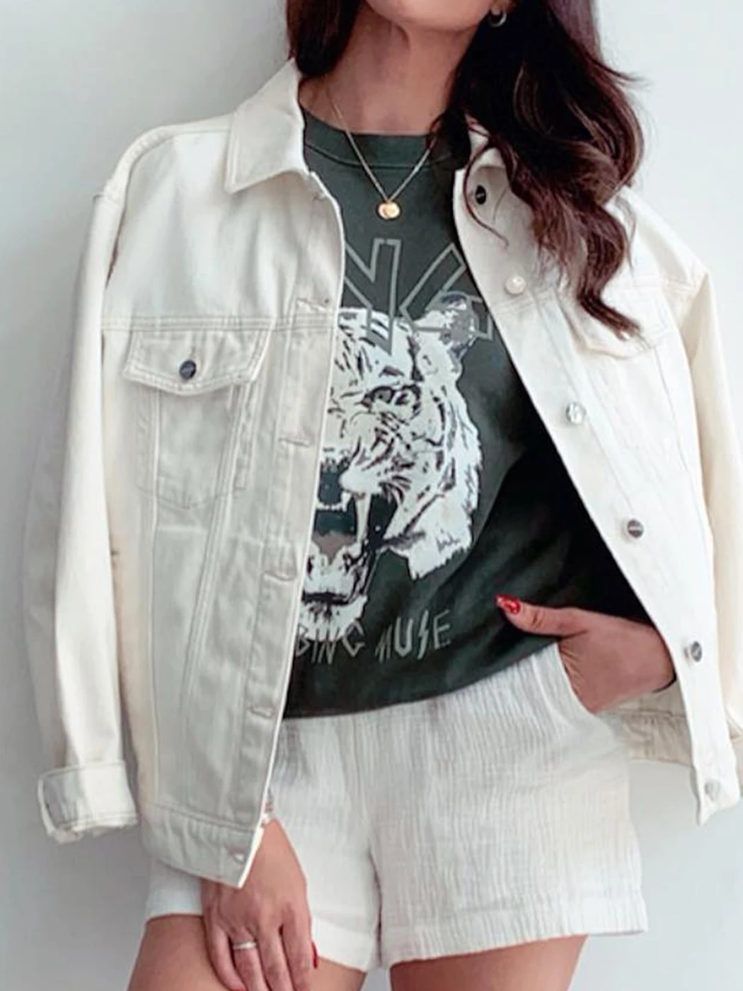 

Tiger Graphic Print Sweatshirts Woman Summer Autumn Cotton Cozy Hoodies 2022 Casual Vintage Wild Rock Pull Pullover Tops Clothes