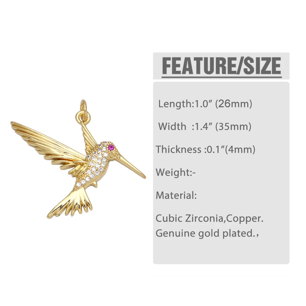 OCESRIO милые мини радужные птицы морская Лошадь Подвески для изготовления