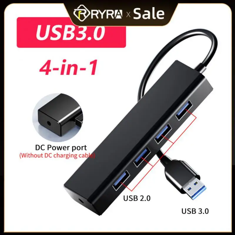 

RYRA 4In1 USB HUB USB 2.0 3.0 Multi-splitter Adapter OTG For PC Computer Accessories Docking Stations