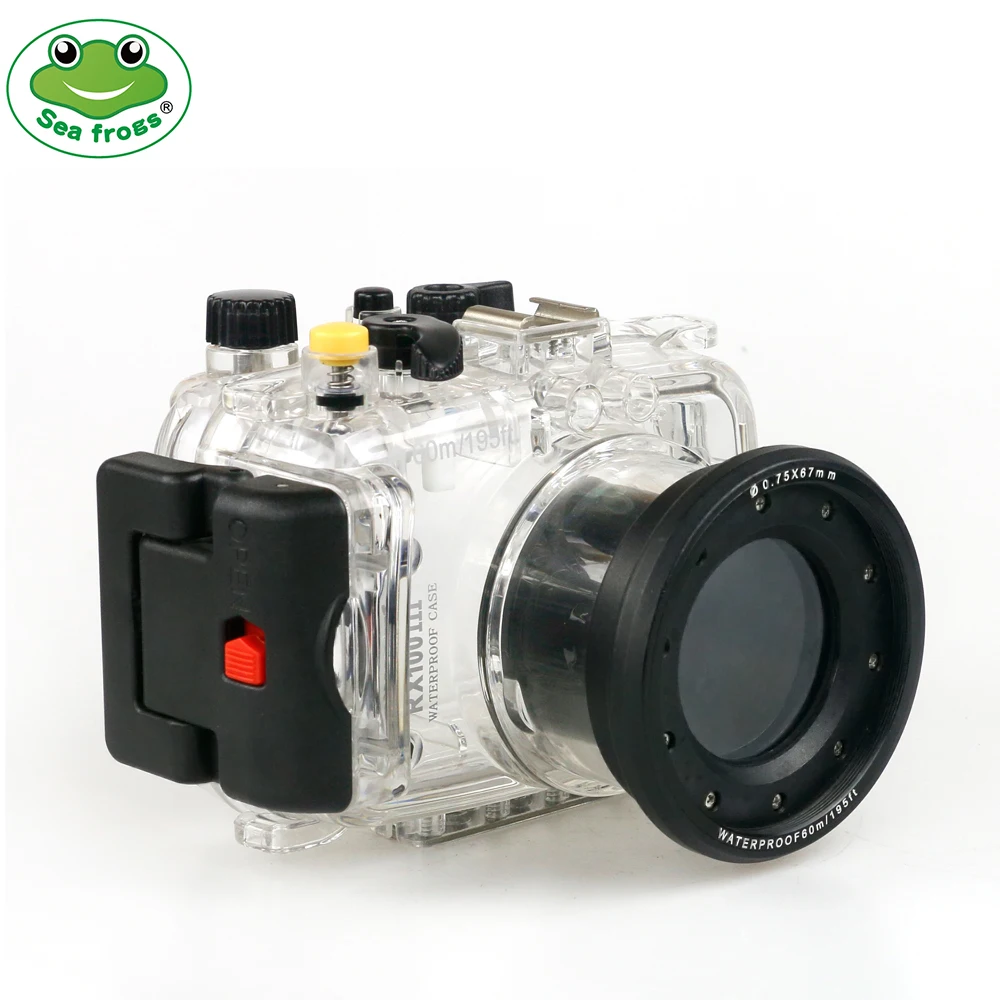 

Underwater 40m Photography Videography Camera Waterproof Protective Case For Sony RX100 Mark III Camera Housing Diving Cover