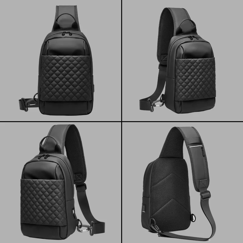 eurcool mens bag shoulder bag multifunction anti theft waterproof male crossbody bag casual sling chest bag with usb port bolsa free global shipping