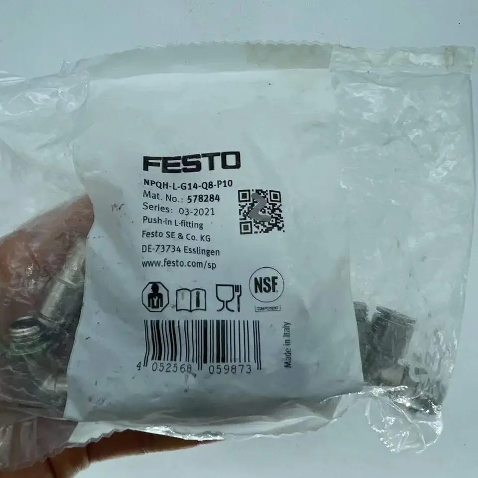 10 шт. Новый фосветитель NPQH-L-G14-Q8-P10 578284 быстрый разъем Бесплатная доставка