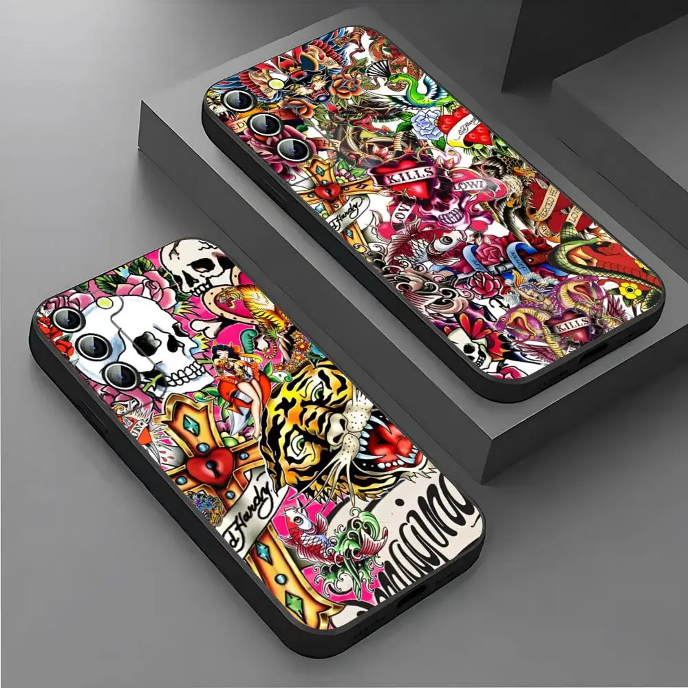 Фото Чехол для телефона ED H-Hardy Fashion Brand LOOG для Samsung S26 S25 Ultra S24 S22 S23 S20 Fe S21 A17 A37 A57 A54 A34 A16 A53. №1