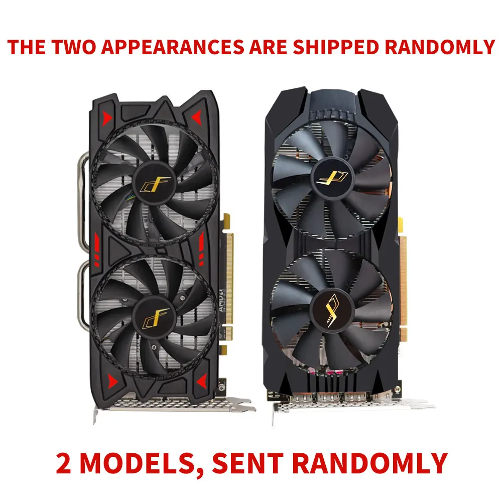 New  AMD RX 580 8G GDDR5 256Bit 2048SP Graphics Cards For GPU Game Mining Video CardComputer VGA RX580 Hashrate30+ images - 6