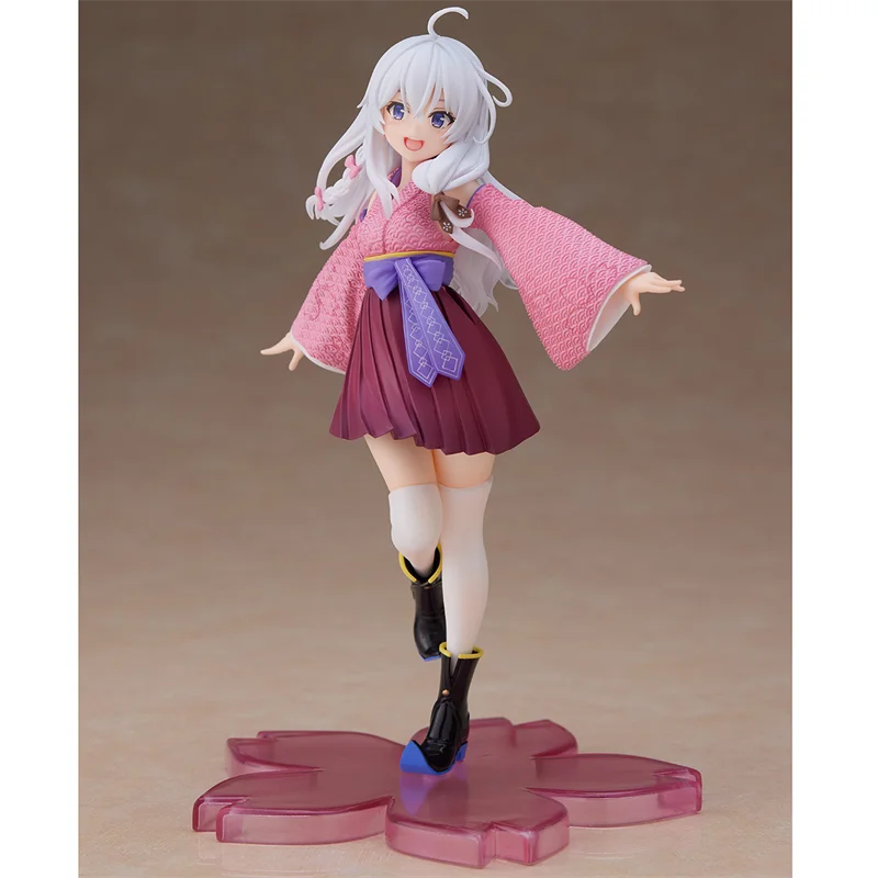 

Original Newest Anime Figure Elaina Wandering Witch Elaina Kawaii Sakura Kimono Action Doll Mode Child Toys for Children