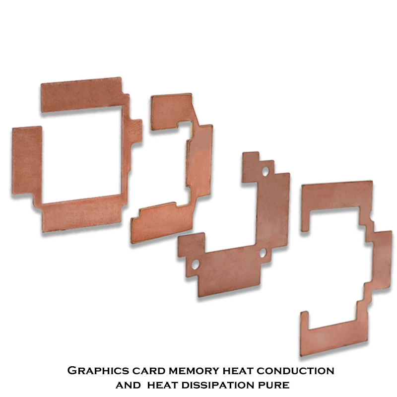 GPU RAM Radiator Memory Heatsink Copper Miner RTX 3060 3070 3080 3090 / 5600 5700 GPU Down 15-40 Degree Thermal Pad Replacement