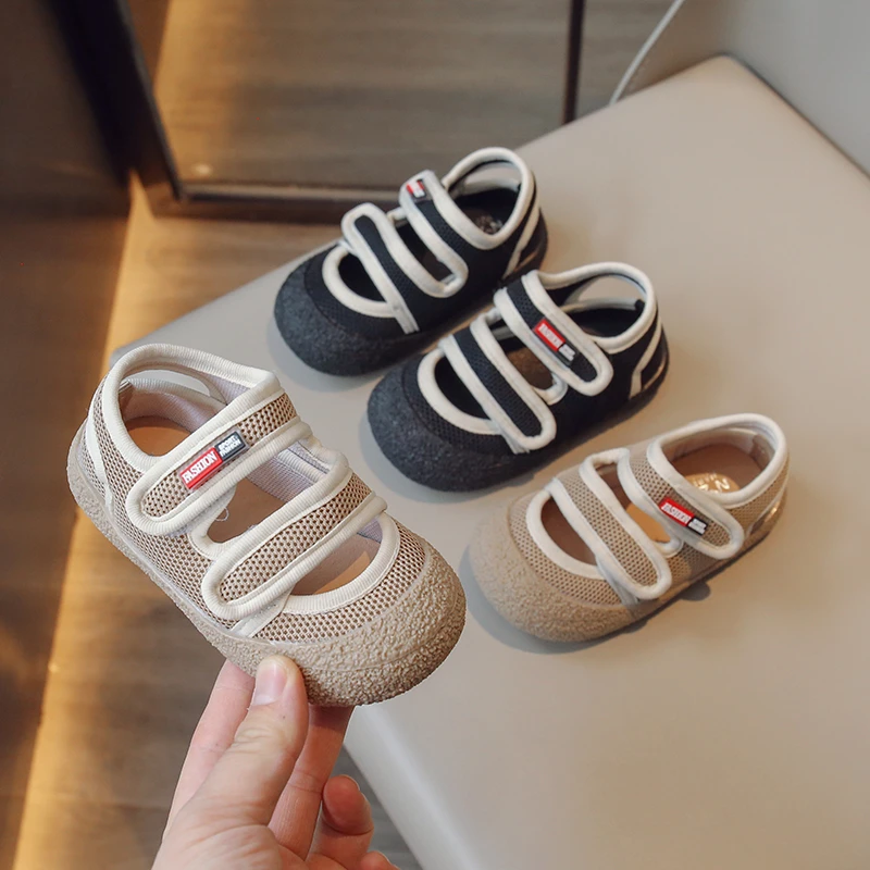 

2023 летняя детская повседневная обувь для маленьких девочек и мальчиков; Кроссовки; Удобная детская обувь; Нескользящая Мягкая Обувь для младенцев