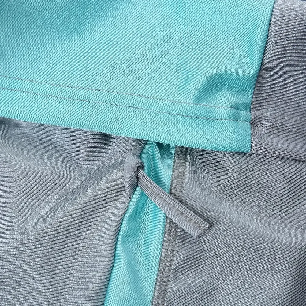 Женские мусульманские купальники 2024 года кардиган на молнии с коротким рукавом