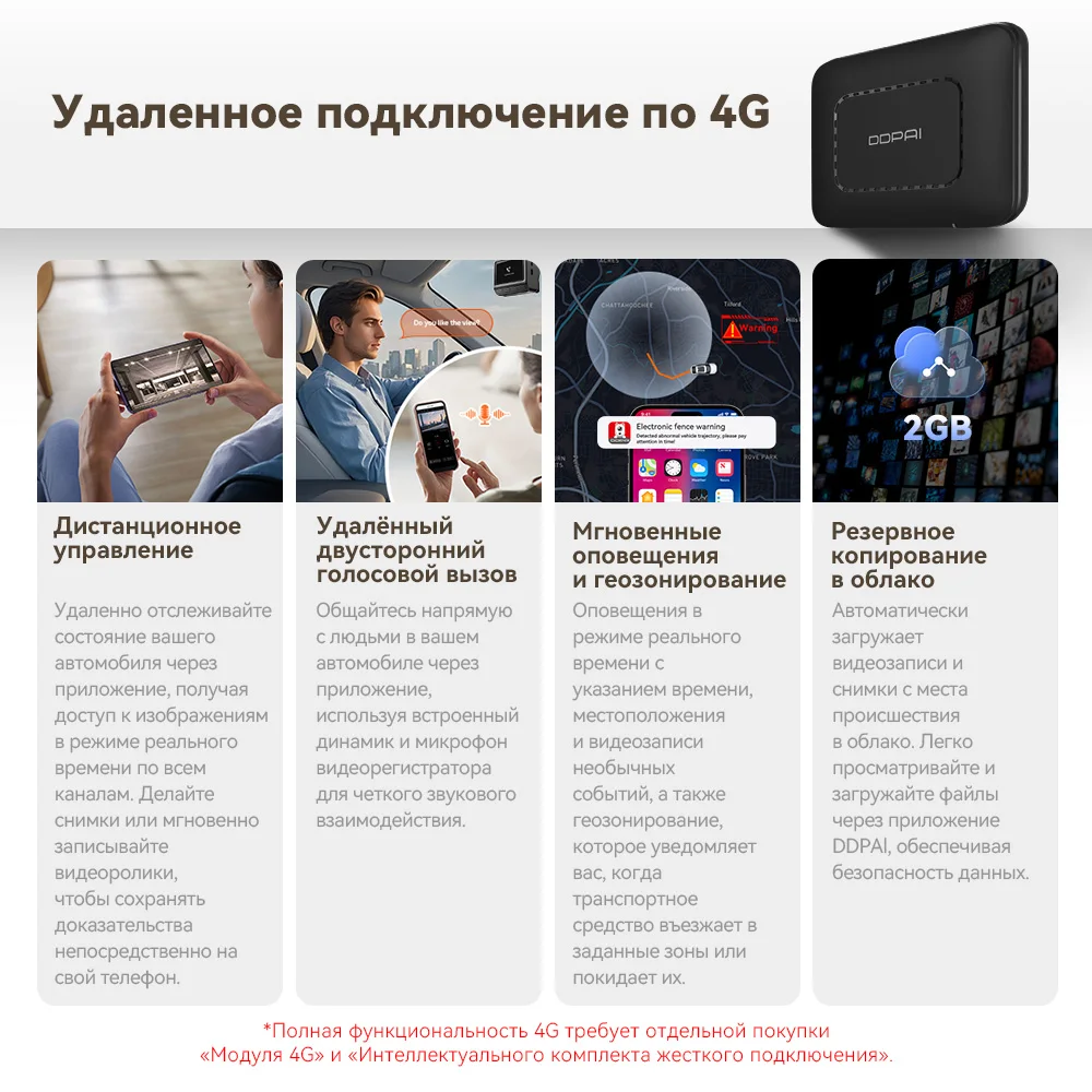 【Новинка】видеорегистратор DDPAI Z60Master 4K+2K+2K, 23‑канальный, передняя и задняя камеры, двойная технология HDR, ночное видение, Wi‑Fi 6, GPS, система ADAS, круглосуточный парковочный видеонаблюдение (art.: 3920daa4ec1ca) - 3920daa4ec1ca