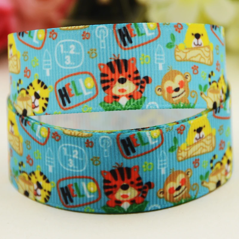 

Репсовая лента с рисунком животного, 22 мм, 25 мм, 38 мм, 75 мм, 10 ярдов