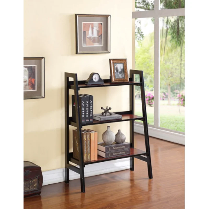 

Linon Camden 3-Shelf Bookcase, Black Cherry, 40 Inches Tall