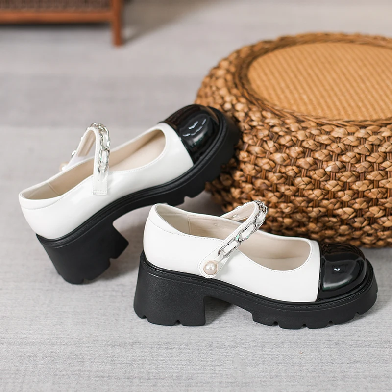 AIYUQI Lolita Shoes Women 2022 Summer New Color-matching Preppy Student Shoes Women Platform Mary Jane Shoes Women