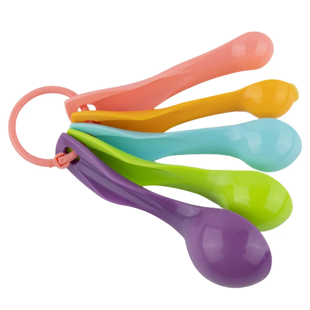 

5Pcs Measuring Spoons Baking Tools With Graduated Spice Spoons 1/2.5/5/7.5/15ml Teaspoons/Tablespoons Kitchen Utensils