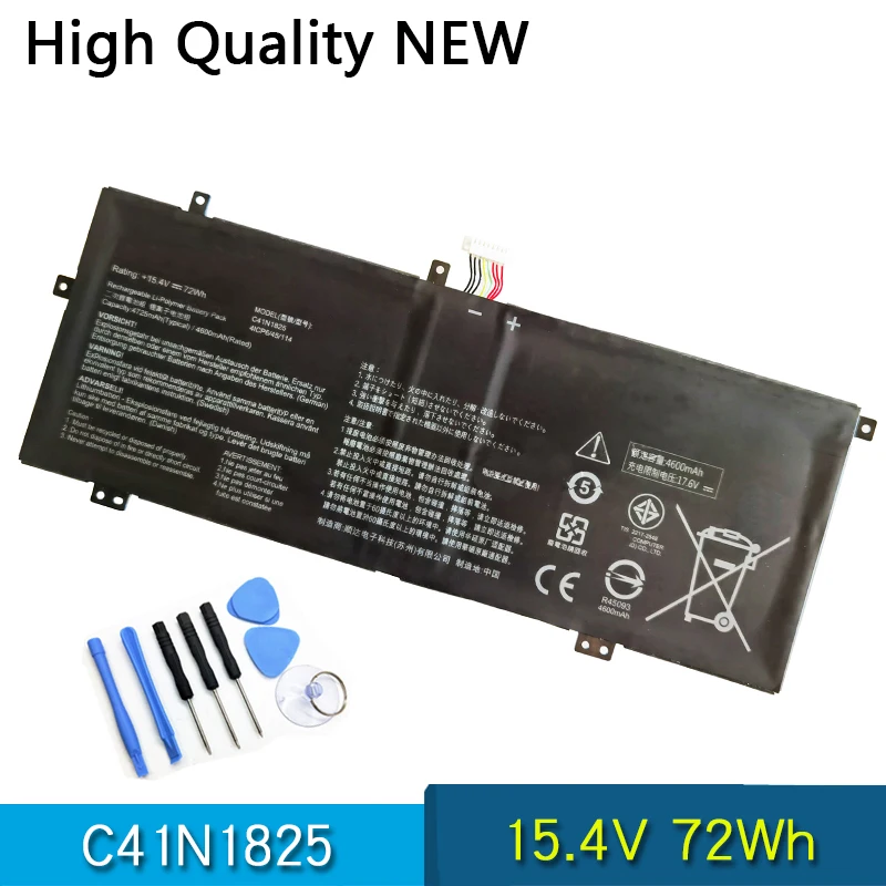 Фото НОВЫЙ аккумулятор C41N1825 для ноутбука ASUS VivoBook 14 X403FA ADOL14F ADOL I403FA I403FA-2C ADOL13U/F 403FA-EB 15,4 В 72 Втч №1
