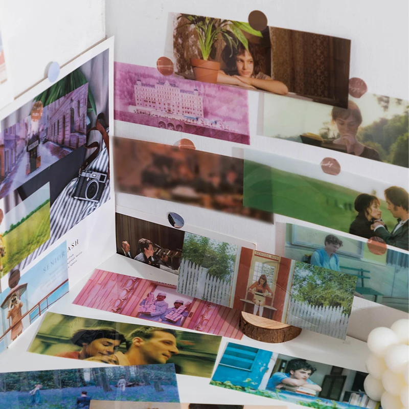 

Assorted Movie Segment PET Bookmark Translucent Aesthetic Scrapbooking Notebooks Planner Book Accessories For School Supplies