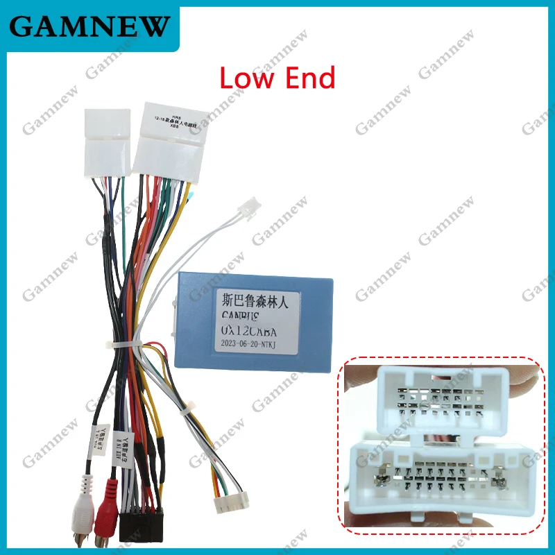 

Автомобильный жгут проводов адаптер Canbus Box декодер Android кабель питания для Subaru Forester XV WRX 2012-2017