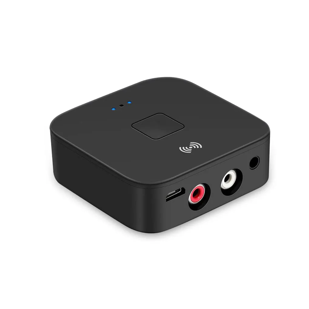 

Plastic Audio Receiver Portable Removable 3 5mm 2RCA Wireless Bluetooth-compatible 5 0 10m Transmitter Car Speaker Adapter