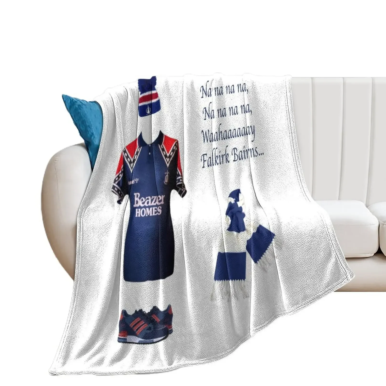 Falkirk fc плед одеяло для малышей очень большие Пледы кровати одеяла