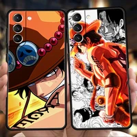 one piece ace case for samsung galaxy s22 s20 s21 fe ultra s10 s9 m22 m32 note 20 ultra 10 plus 5g silicone phone cover fundas