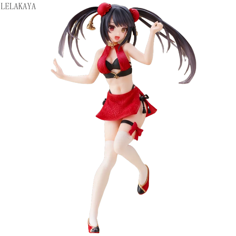 

20cm Date A Live Tokisaki Kurumi Action Figure Nightmare Swimsuit Japanese Anime Figures Adult Collectible PVC Model Doll Toys