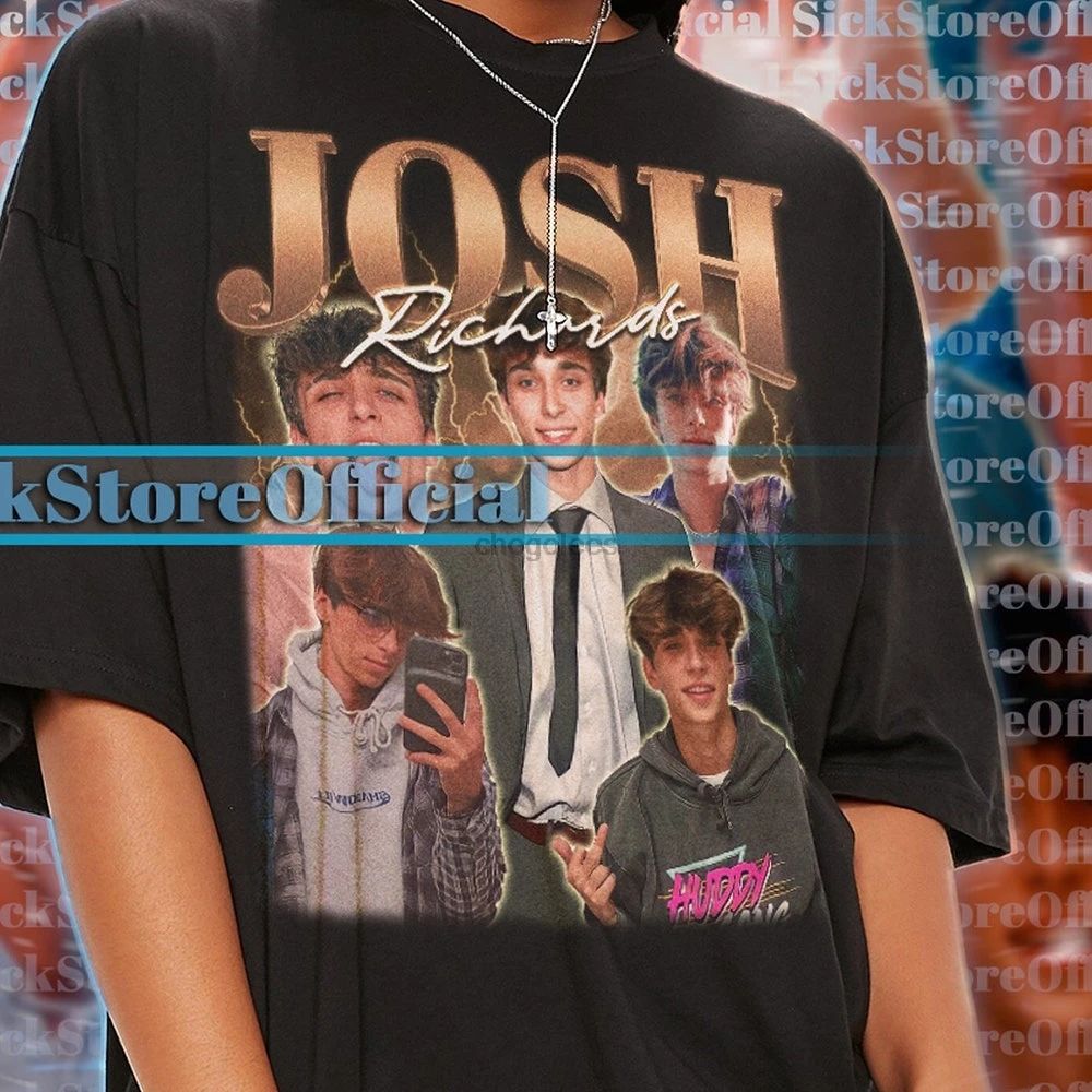 Винтажная рубашка JOSH RICHARDS Josh Richards Homage Футболка Футболки с фанатом Джоша Ричардс