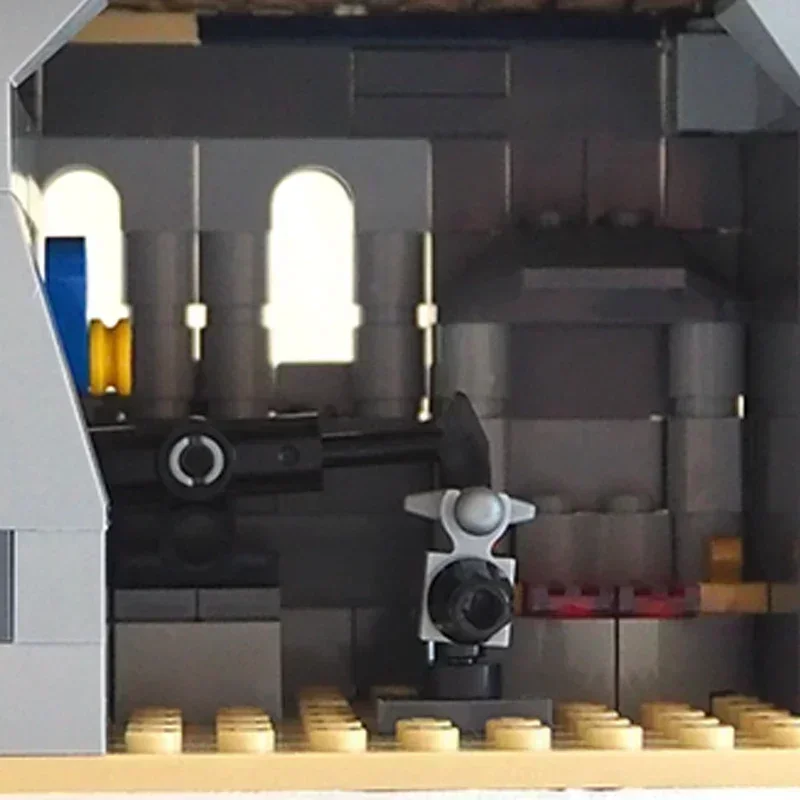 Военная модель Moc строительные кирпичи черный сокол Trebuchet технология модульные