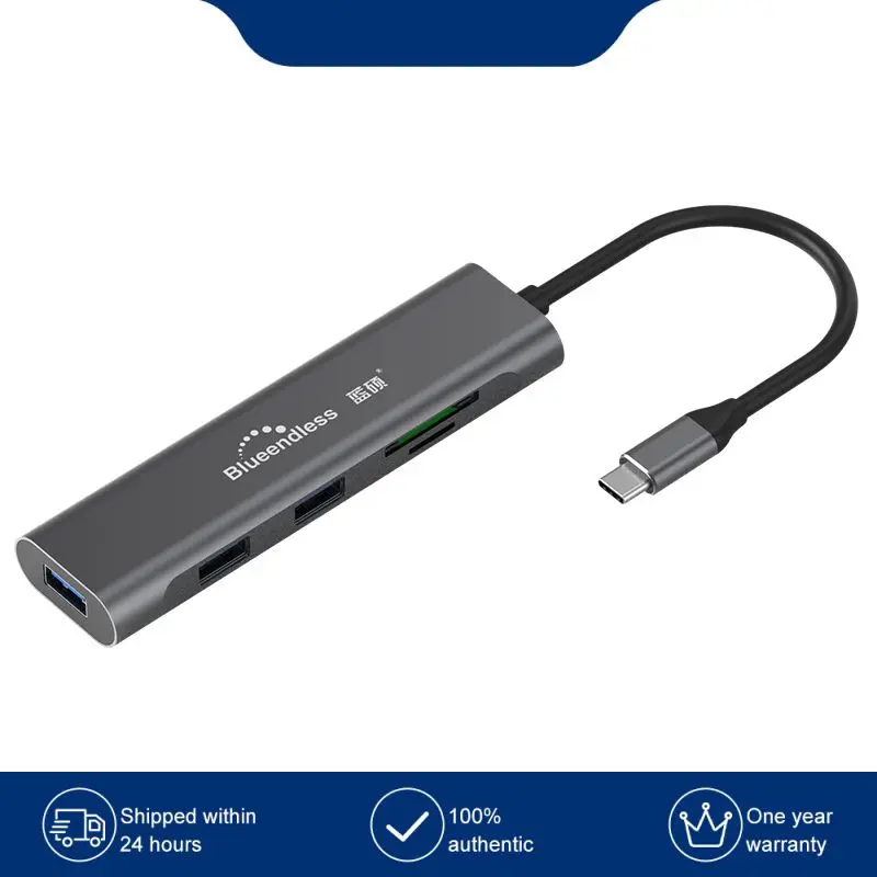 

New 9 In 1 Type C Laptop Docking Station USB 3.0 TF LAN PD USB Hub For Macbook Huawei DELL Surface Dock