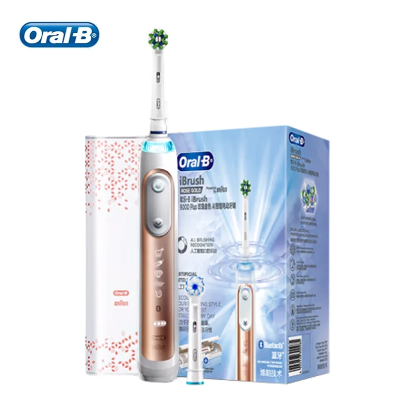 

Oral B iBrush 9000 Plus Electric Toothbrush Upgraded 3D Sonic Rotate Toothbrush 6 Modes Smart Bluetooth Position Detection Adult