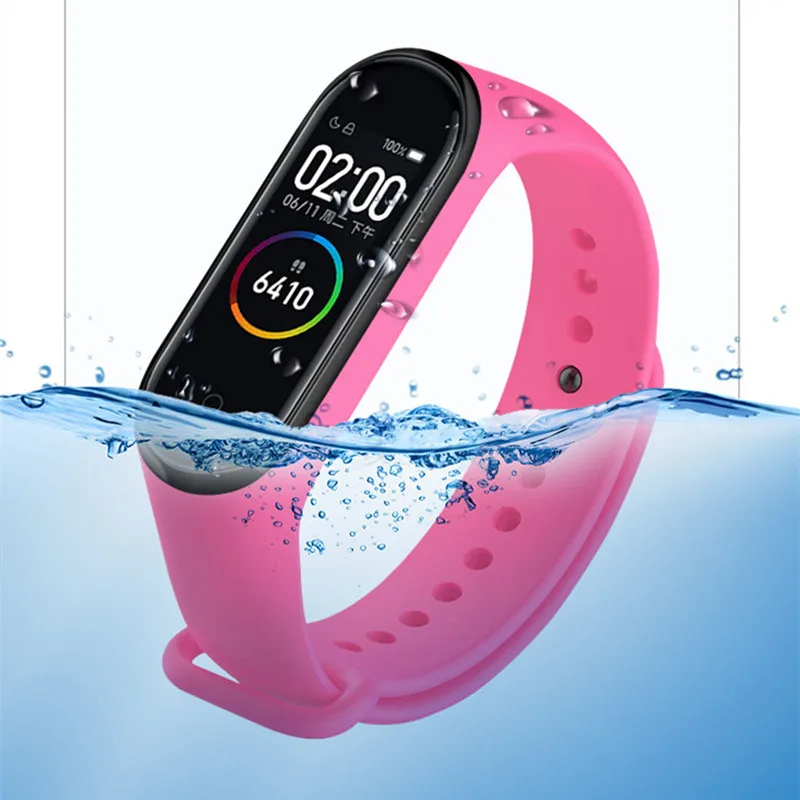 Фото Сменный Браслет для Xiaomi Mi Band 3 4 5 6 7, силиконовый ремешок на запястье для Miband 3 4 5 6, ремешок для наручных смарт-часов №3