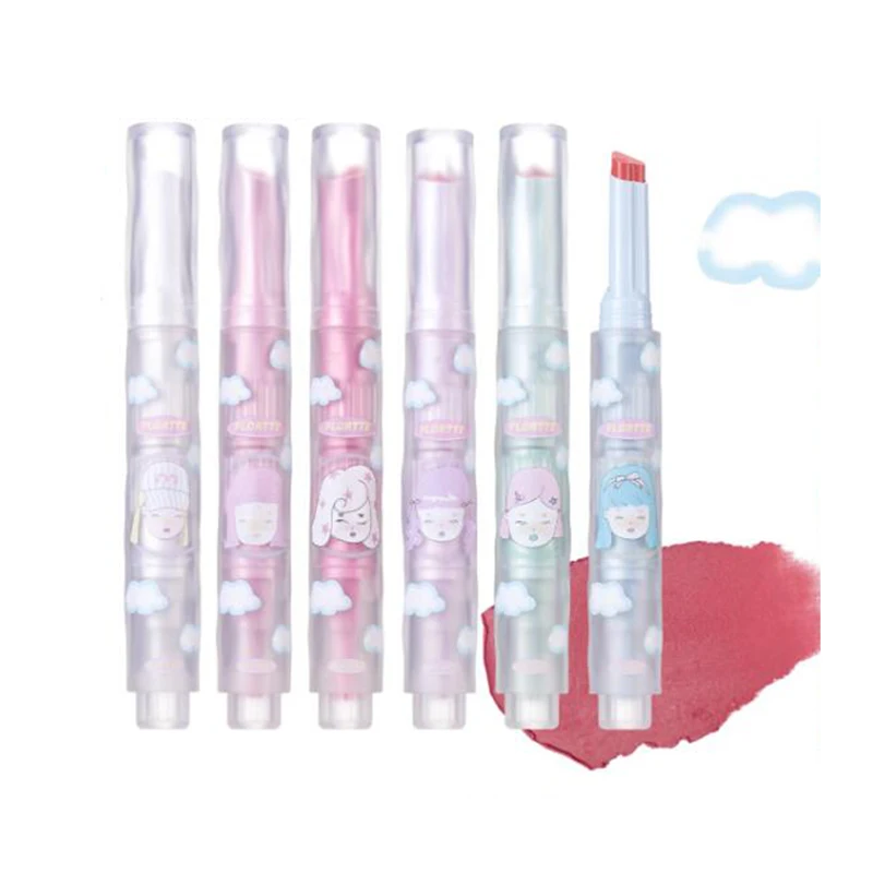 Яркий твердый блеск для губ FLORTTE матовая бархатная глазурованная губная помада в