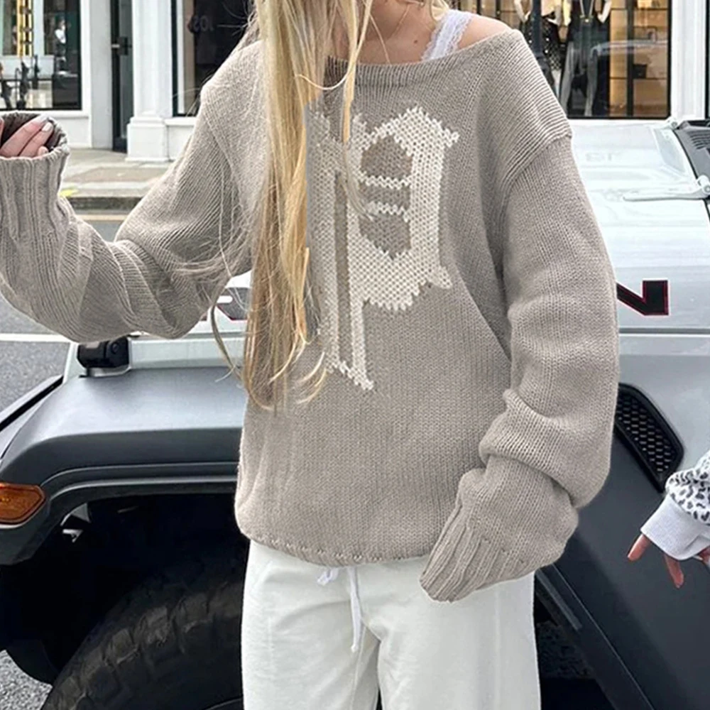 Женский свитер Mia Muse осенний французский модный удобный повседневный с длинными