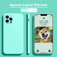 original square liquid silicone phone case for xiaomi mi 9 10 10t 11 9t mi note 10 pro11 ultra 11i 11x cc9 cc9e a2 a3 soft cover