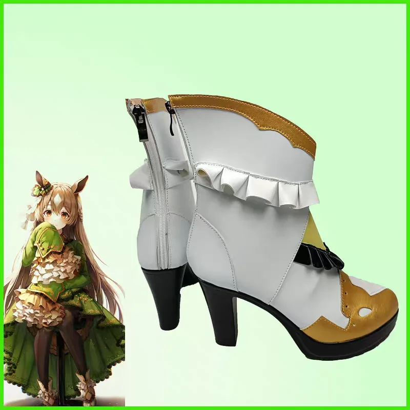 Фото Игра аниме Pretty Derby Umamusume Satono Diamond, обувь для косплея на заказ, ботинки, реквизит на Рождество, Хэллоуин №2