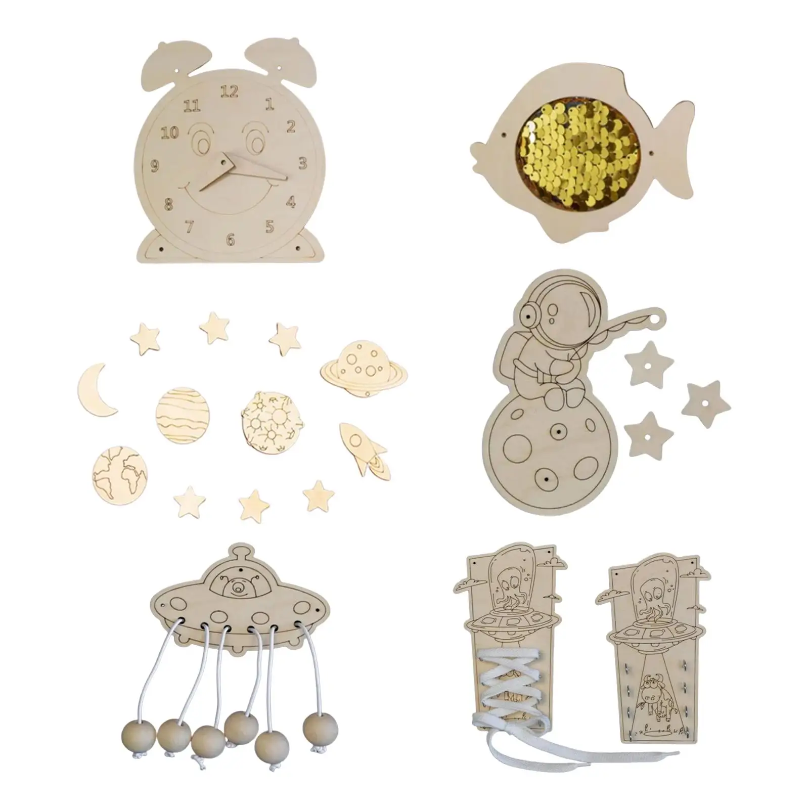 

Аксессуары для занятой доски, Многофункциональная игрушка Монтессори, обучающая игрушка, сенсорная доска для малышей, для детей, мальчиков, девочек, дошкольников